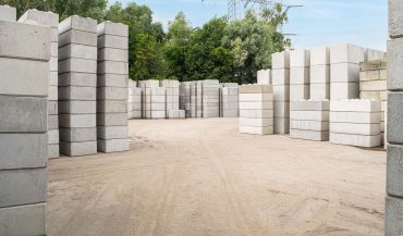 Stapelbare betonblokken versteviging talud